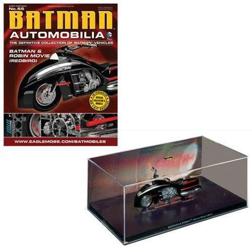 Eaglemoss Batman and Robin Movie Robin Bike Die-Cast Metal Vehicle with Collector Magazine