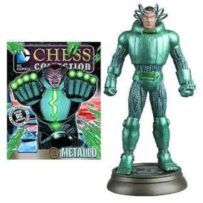 Eaglemoss DC Superhero Metallo Black Pawn Chess Piece with Collector Magazine