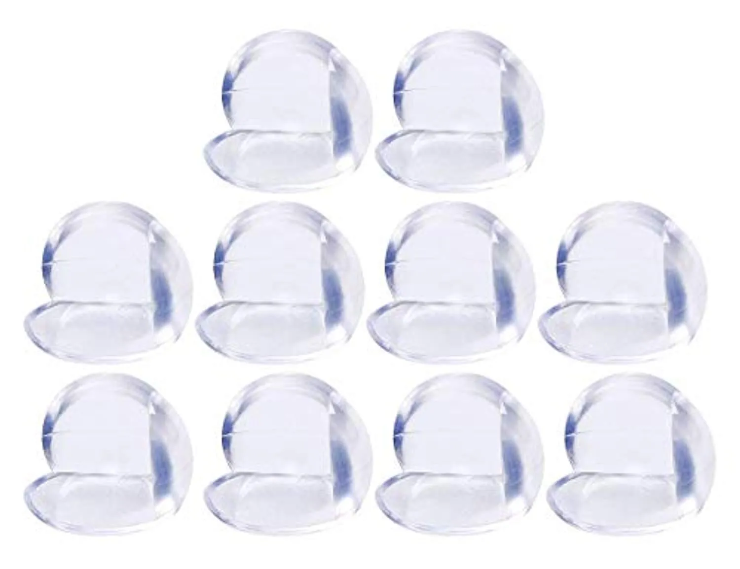 Electomania Table Corner Edge Protection Cover Baby Safety Silica Gel Protector 10 in 1 Set (Transparent)