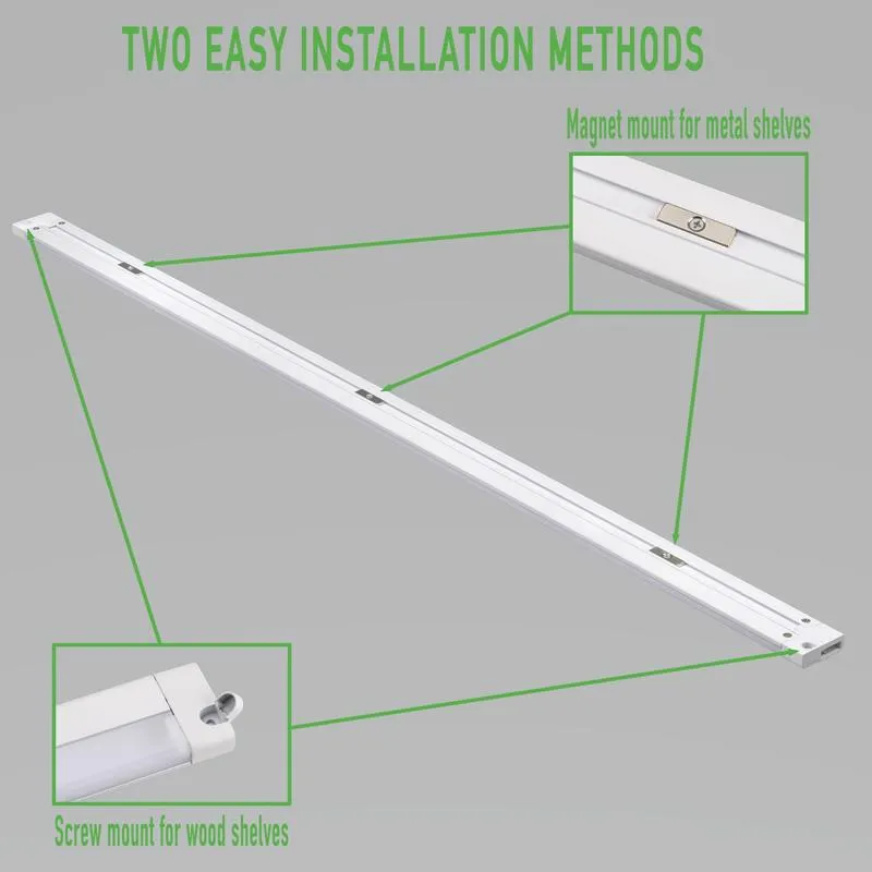 ETI 40 in. L White Plug-In LED Under Cabinet Light Strip 1050 lm