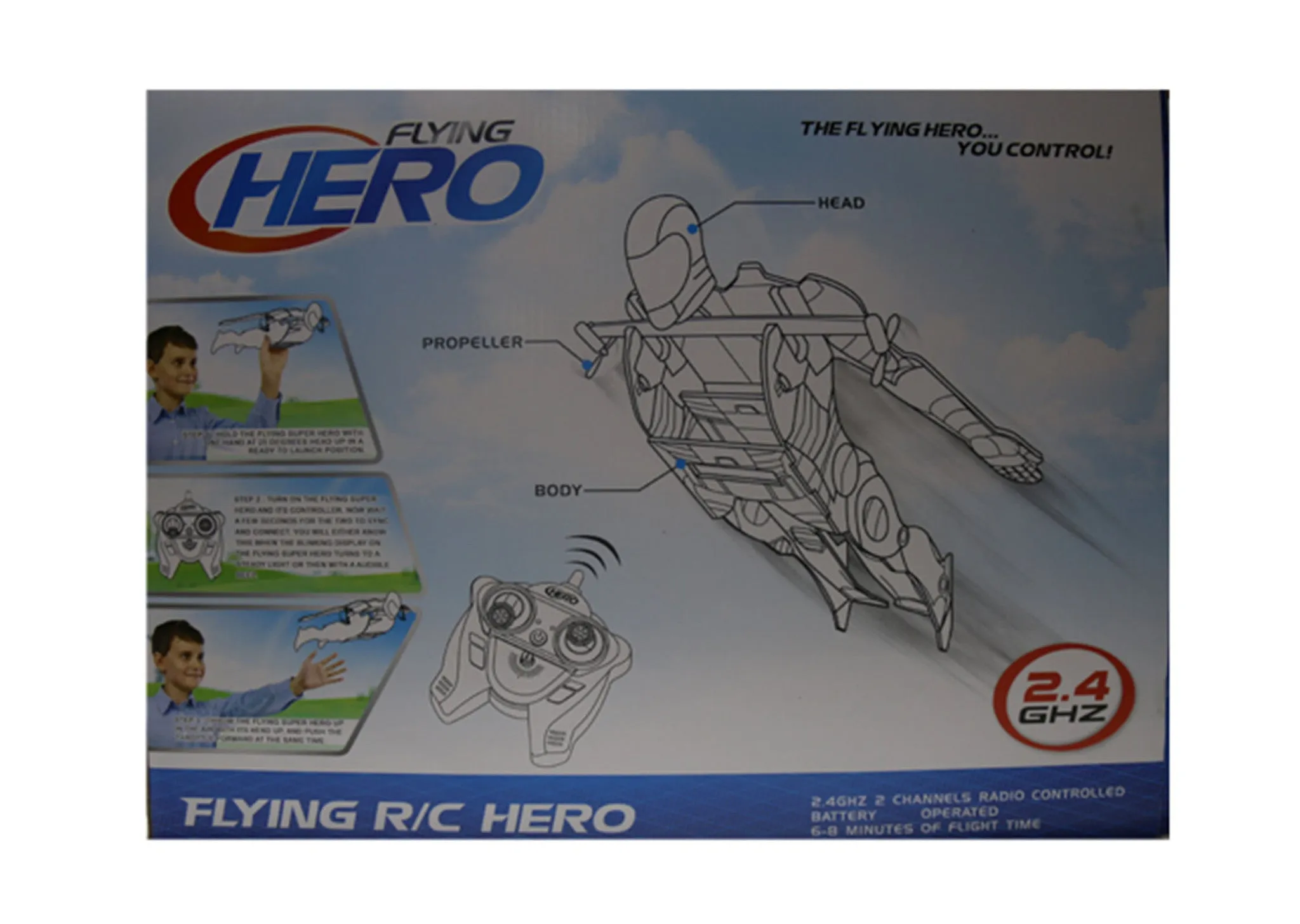 F801 Remote Control Flying Hero