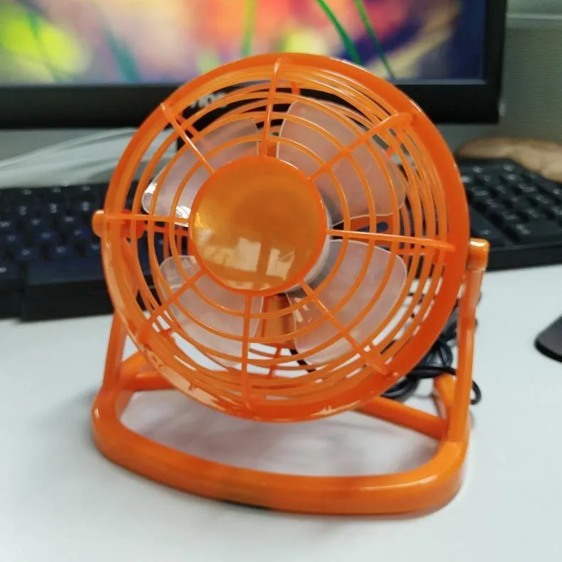 Fan 4 inch silent square portable