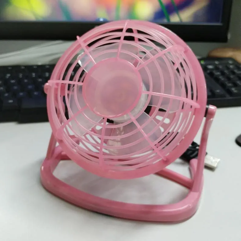 Fan 4 inch silent square portable