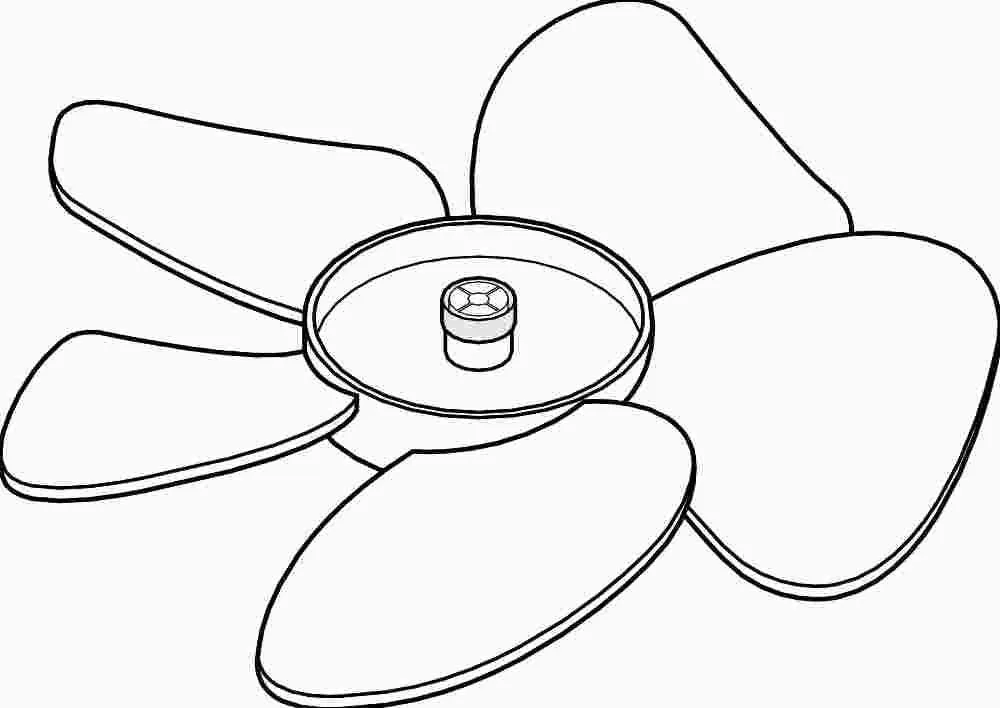 Fan Blade 6-1-2" Plastic