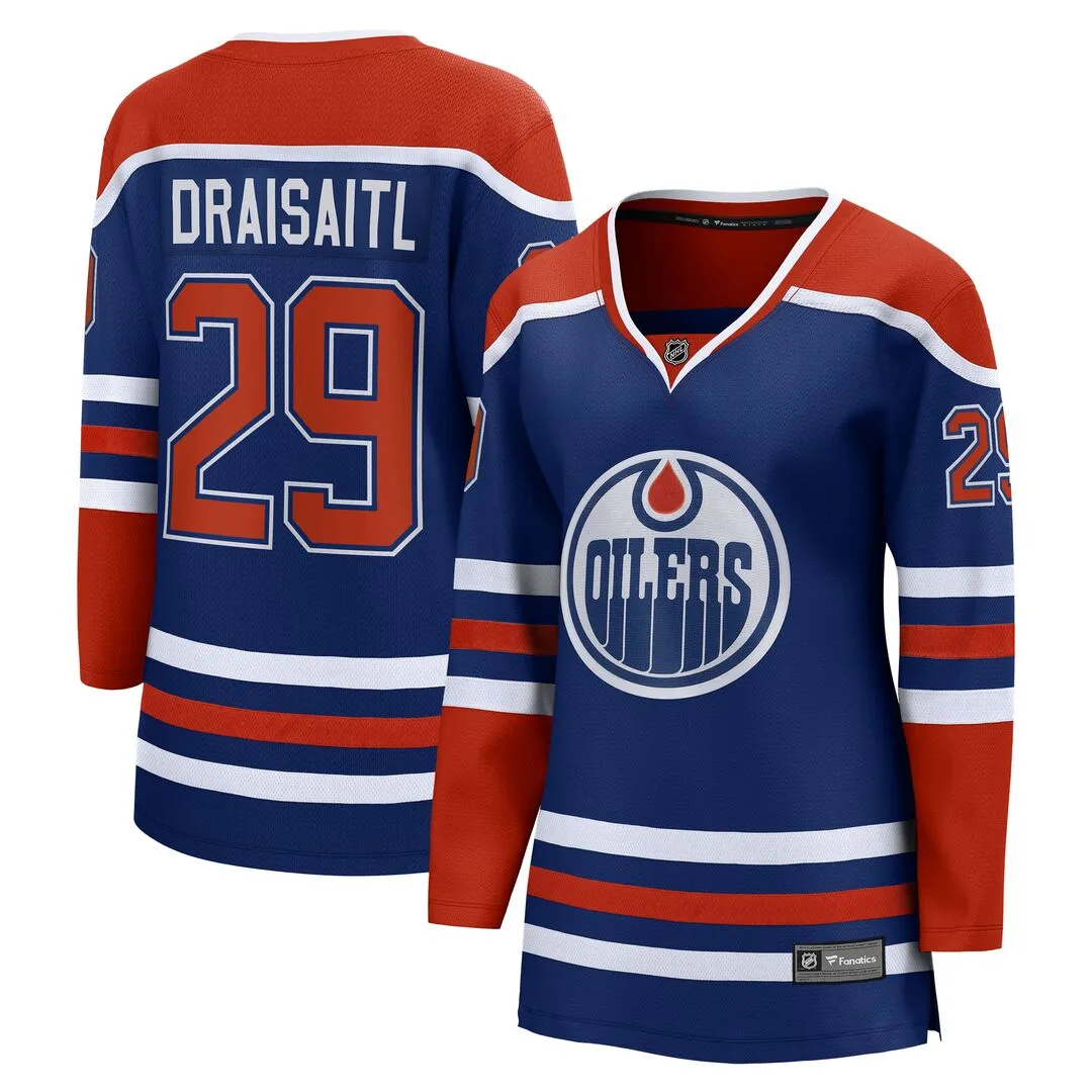 Fanatics Women's NHL Edmonton Oilers Leon Draisaitl Breakaway Home Jersey