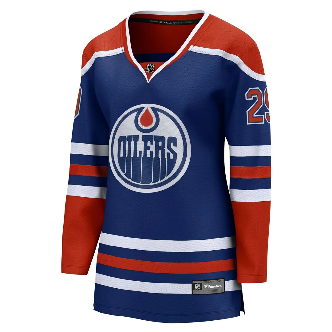 Fanatics Women's NHL Edmonton Oilers Leon Draisaitl Breakaway Home Jersey