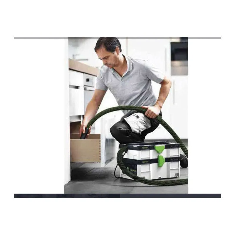 Festool CT SYS 575280 Dust Extractor, 120 VAC, 8.3 A, 1000 W, 106 cfm Air