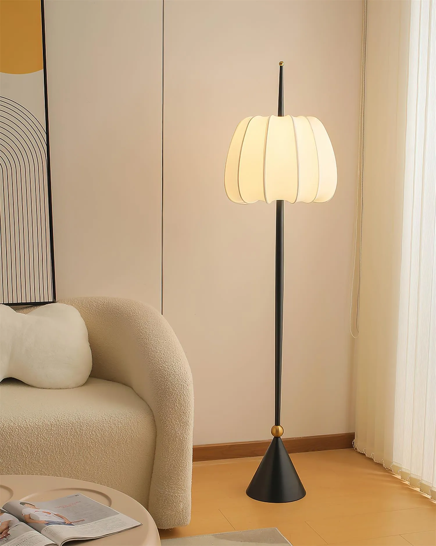 Folia Floor Lamp 15.7″- 63″