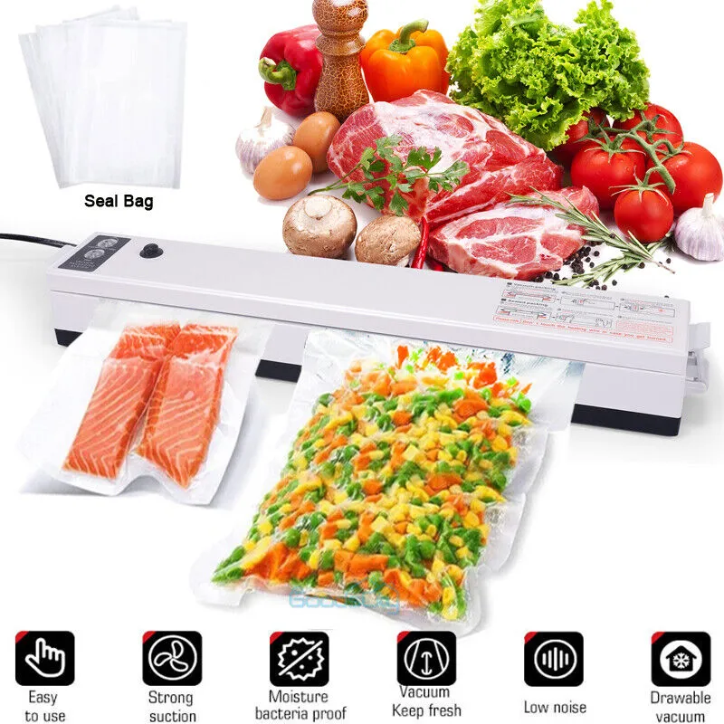 Food Vacuum Sealer Packaging Machine Food Fresh Long Keeping Vacuum Bagsincluding Vaccum Packer