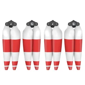 For DJI Air 3 Sunnylife 8747F Low Noise Quick-release Propellers, Style:2 Pairs Red White