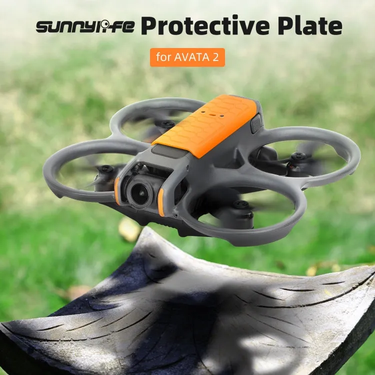 For DJI Avata 2 Sunnylife Drone Anti-Collision Protective Cover Back Plate(Black)