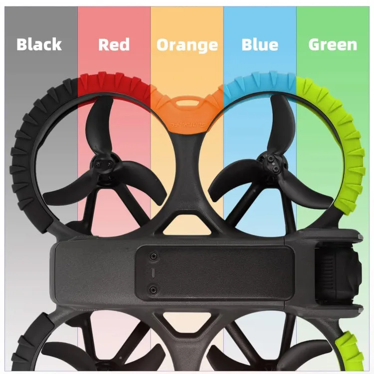 For DJI Avata 2 Sunnylife Drone Anti-Collision Protective Cover Combo Case Kit(Green)