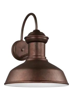 Fredricksburg Collection - Large One Light Outdoor Turtle Friendly Wall Lantern | Finish: Weathered Copper - 8647701-44/T