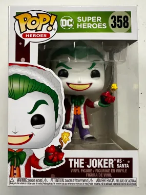 Funko Pop! Heroes The Joker As Santa #358 DC Super Heroes 2020 Holiday Christmas