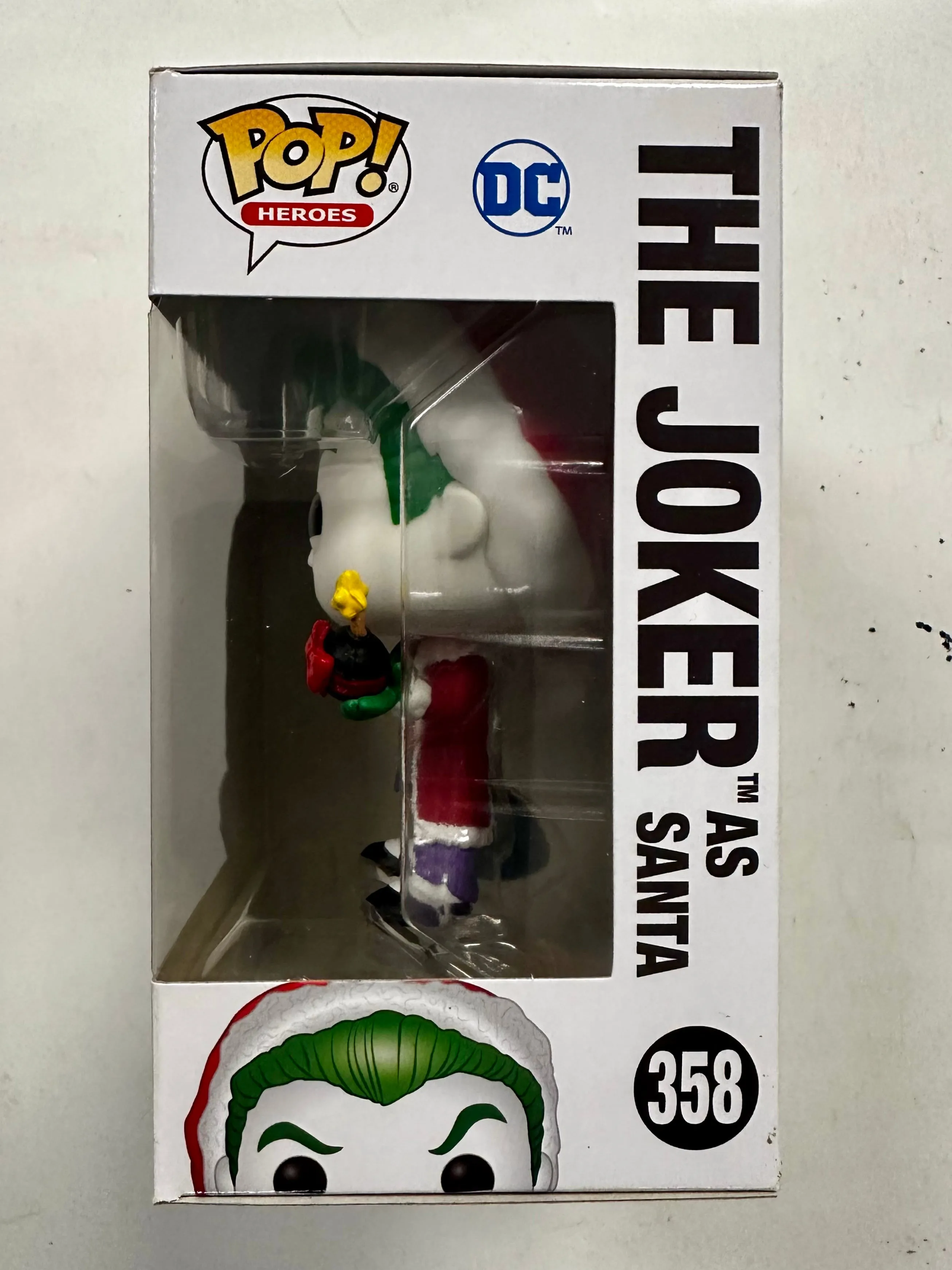 Funko Pop! Heroes The Joker As Santa #358 DC Super Heroes 2020 Holiday Christmas