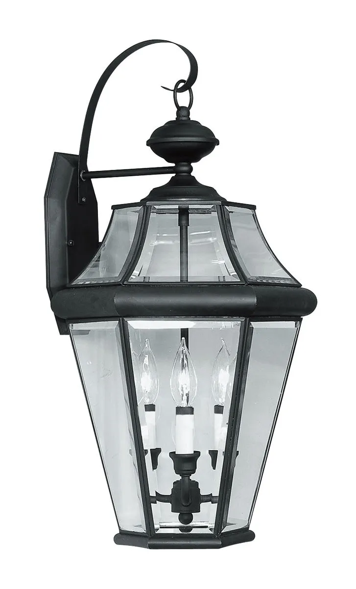 Georgetown 3-Light Outdoor Wall Lantern