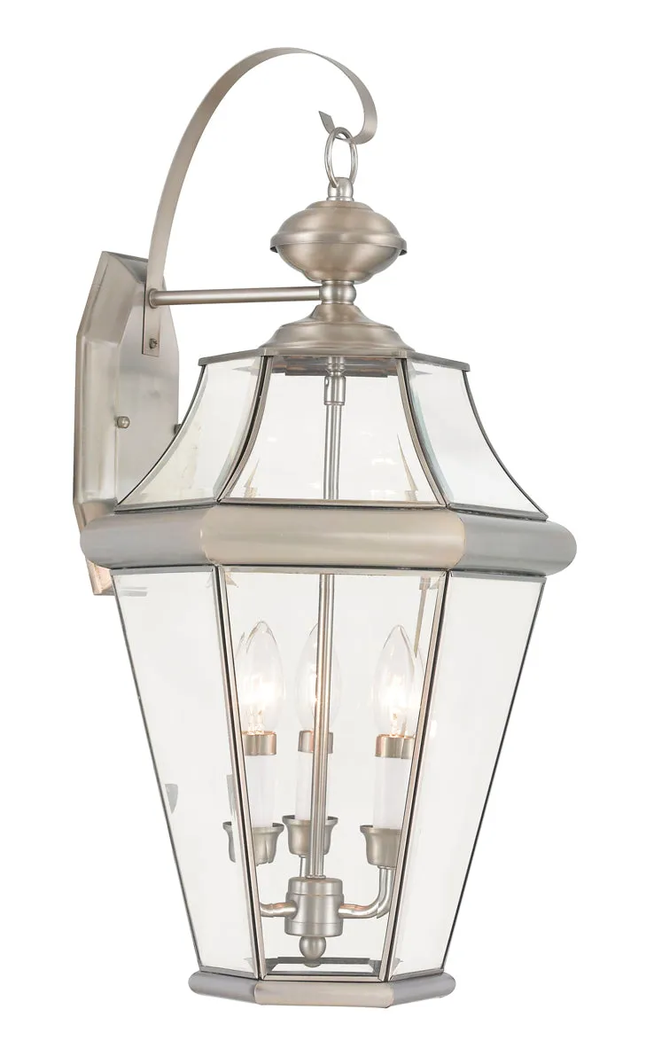 Georgetown 3-Light Outdoor Wall Lantern