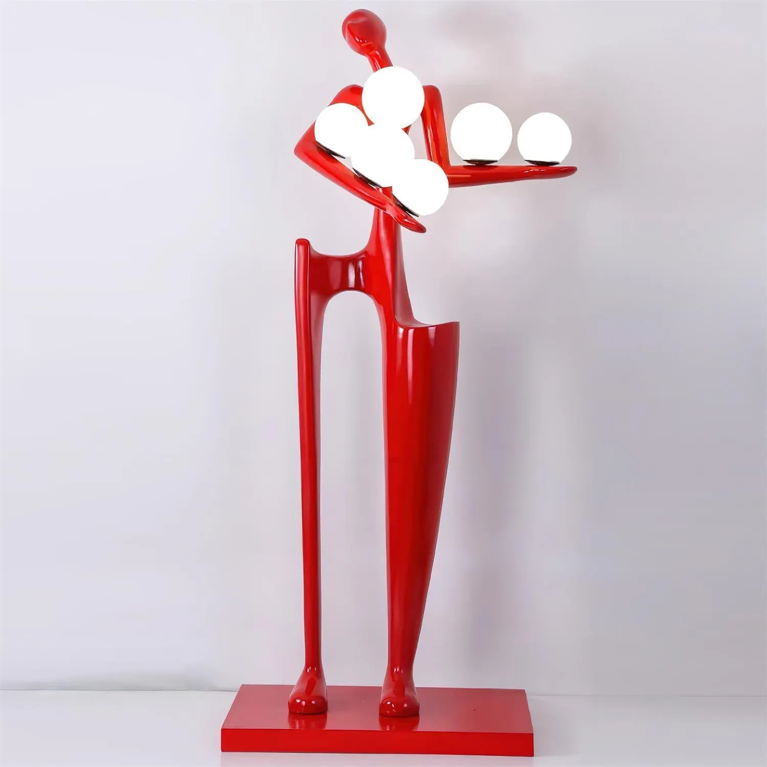 Greeter Sculpture Floor Lamp