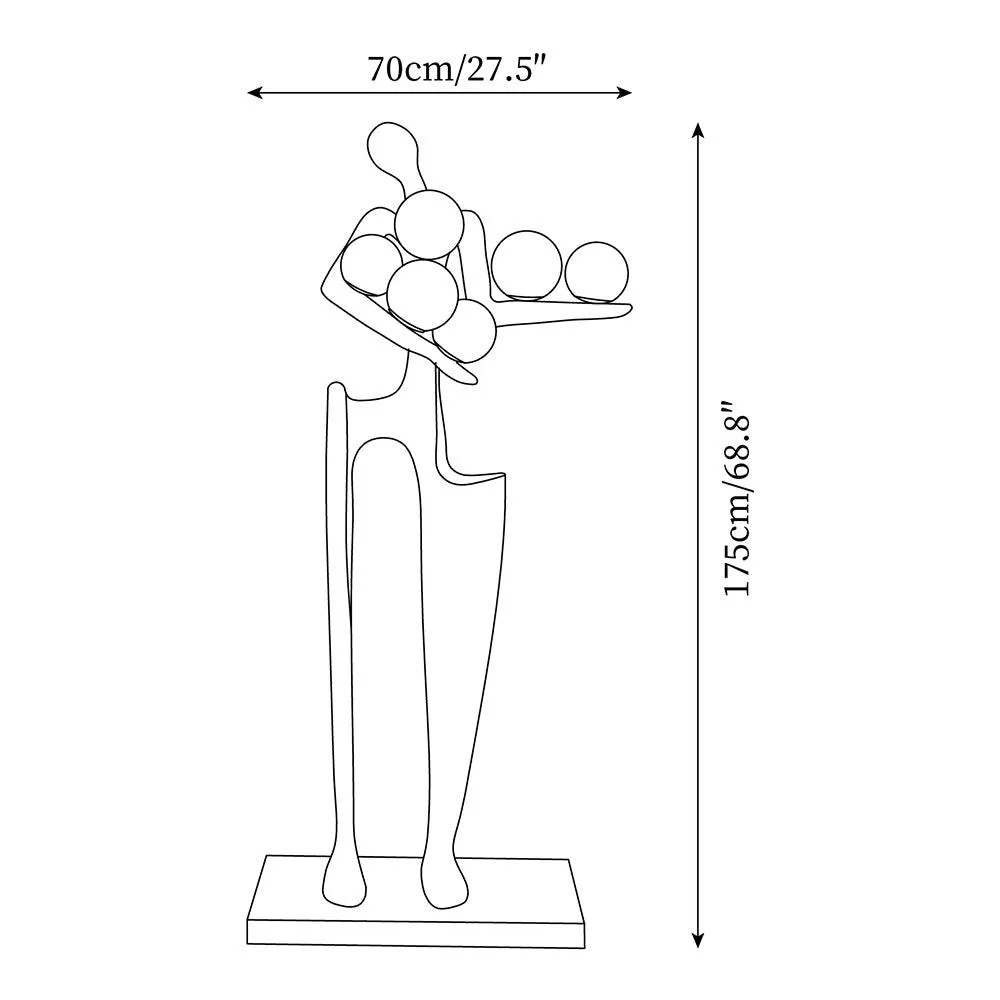 Greeter Sculpture Floor Lamp