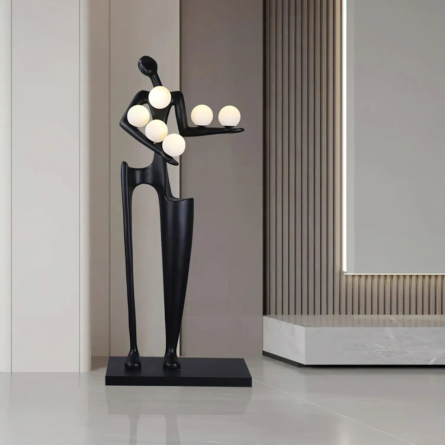 Greeter Sculpture Floor Lamp