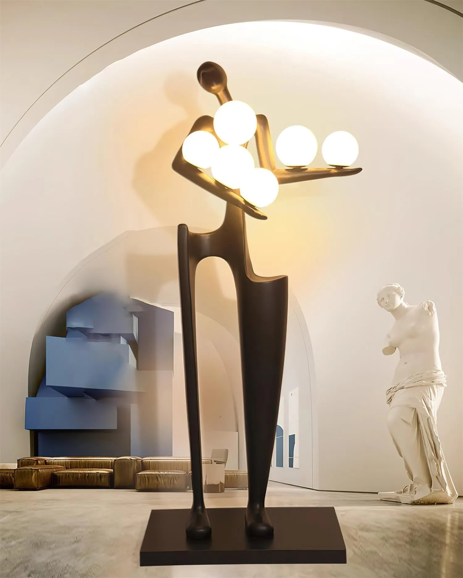 Greeter Sculpture Floor Lamp