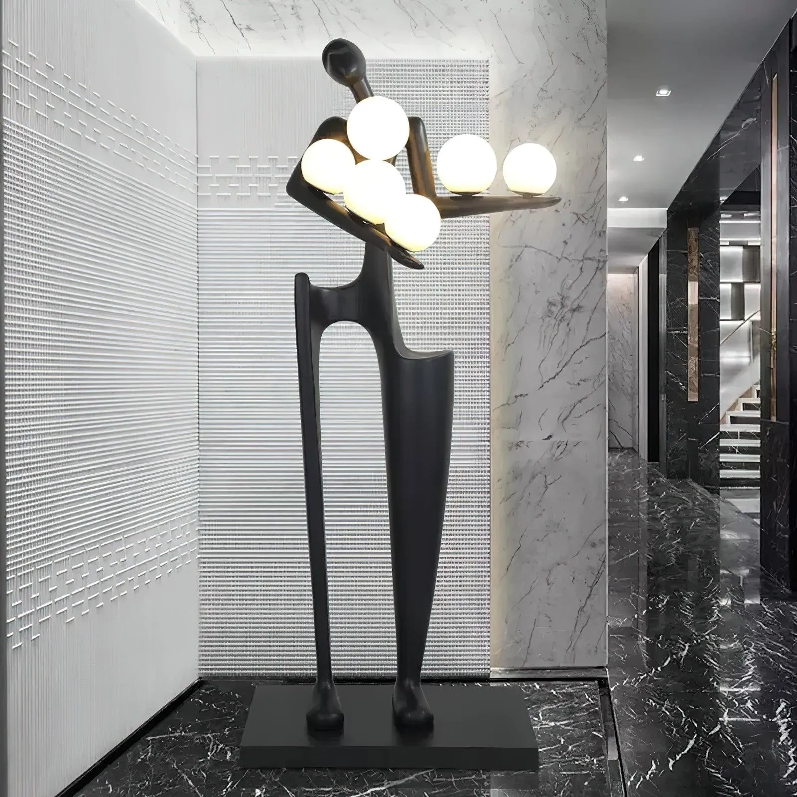 Greeter Sculpture Floor Lamp