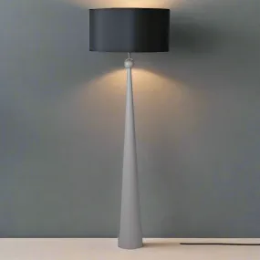 Grey Painted Floor Lamp 155 cm