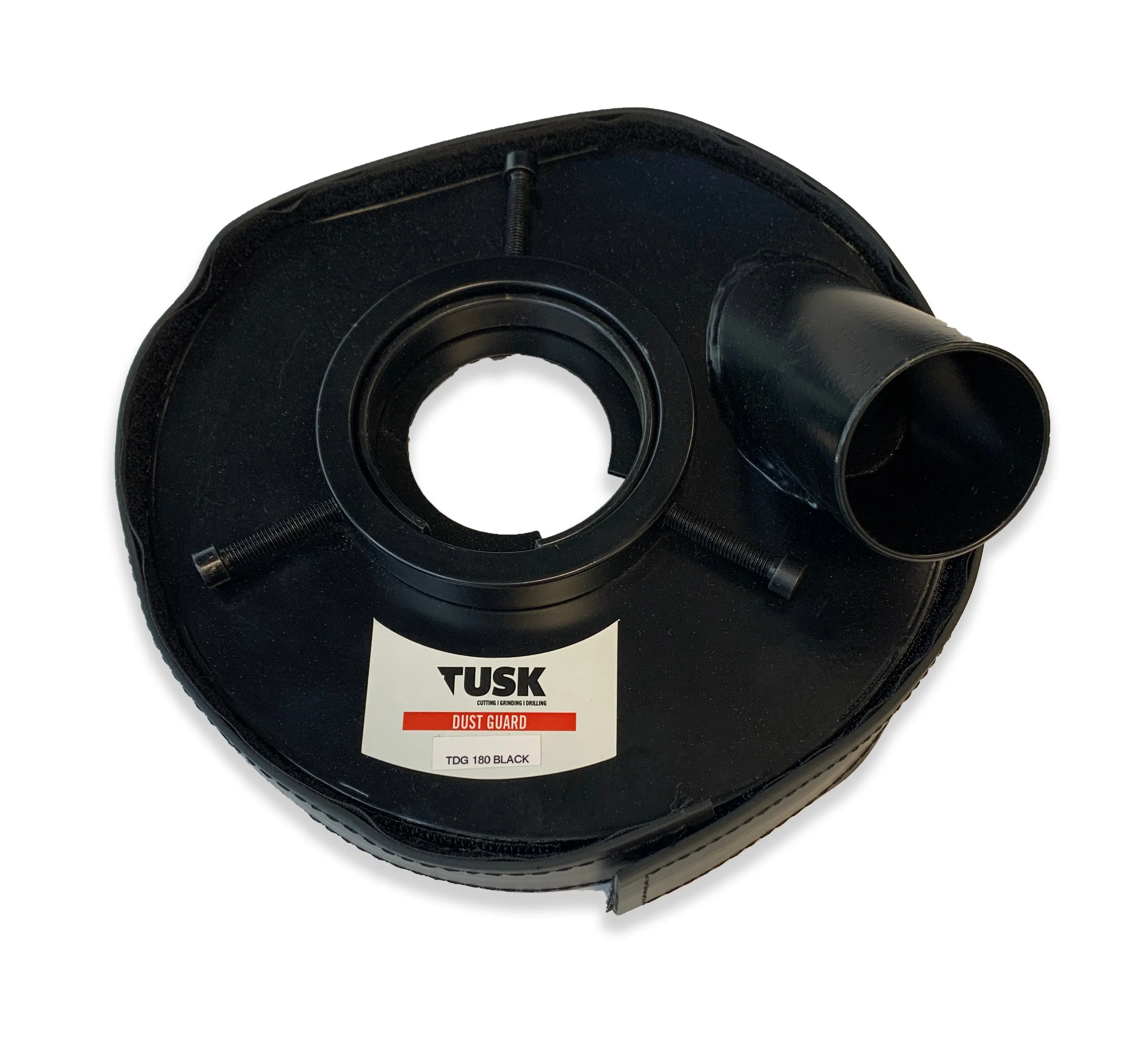 Grinding Dust Guard - 180 x 63 - BLACK