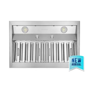 Hauslane IN-R300 860 CFM Convertible 21" Deep Built-in Range Hood