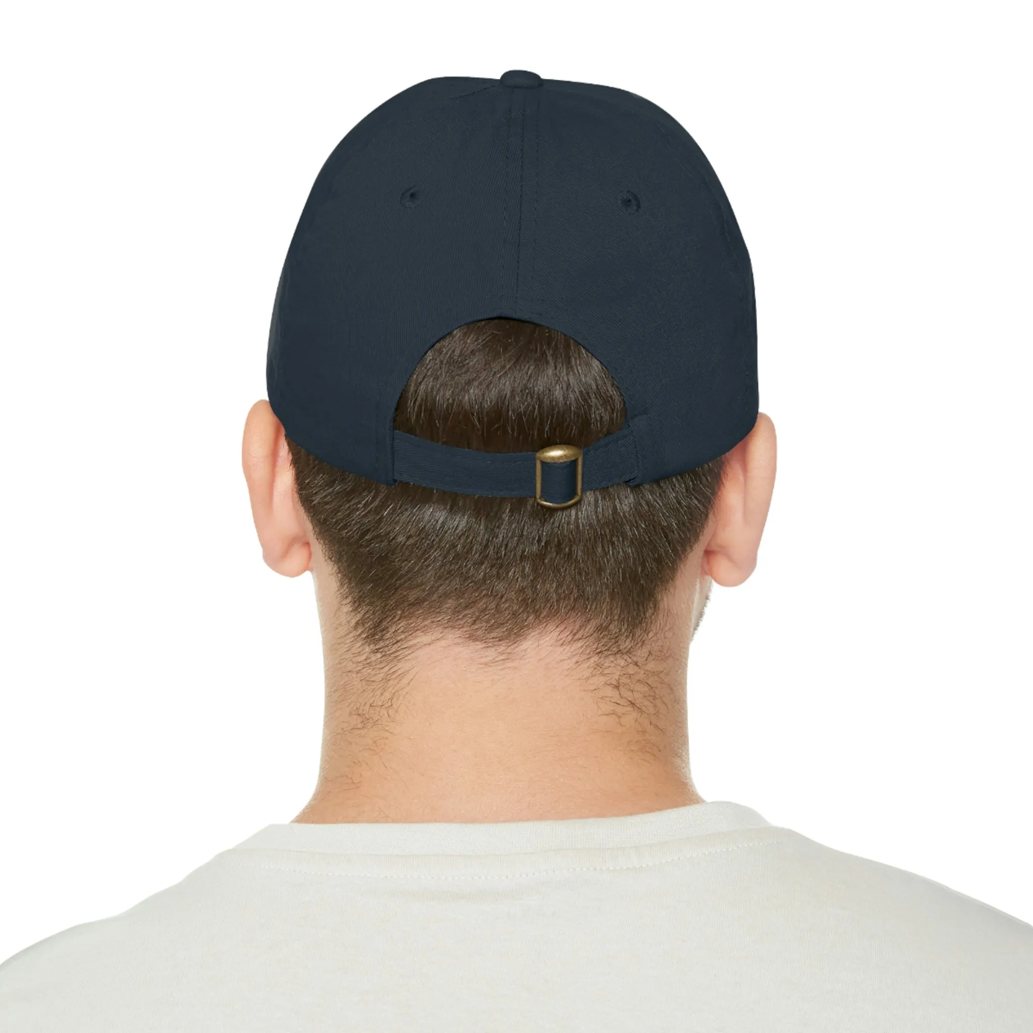 Hockey Fans Dad Hat with Leather Patch