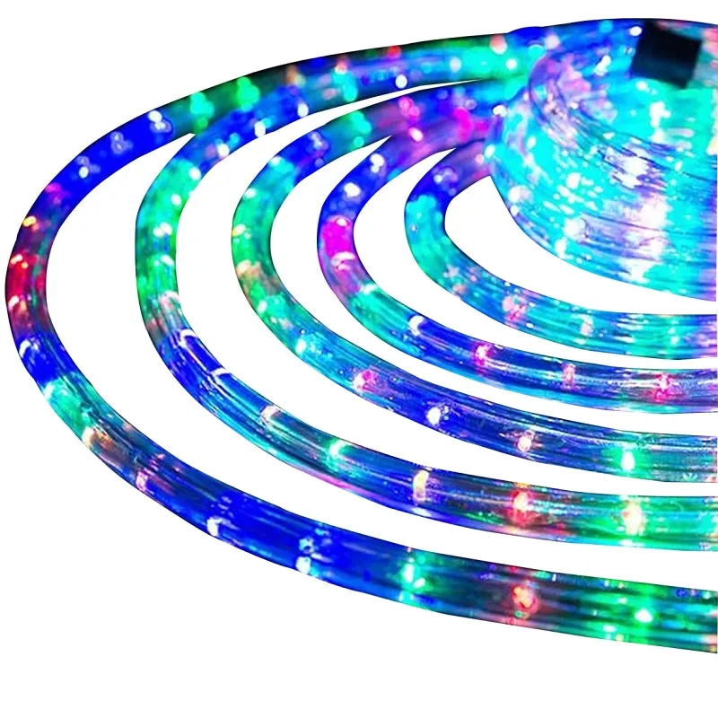 Hometown Holidays 1380 Rope Light, 18 ft L, 120 V, 144-Lamp, Multi-Color Light, LED Lamp :EA: QUANTITY: 6