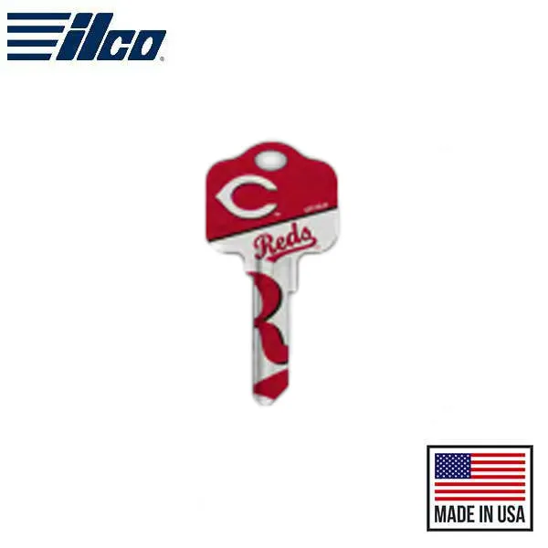 Ilco - MLB TeamKeys - Key Blank - Cincinnati Reds - KW1 (5 Pack)