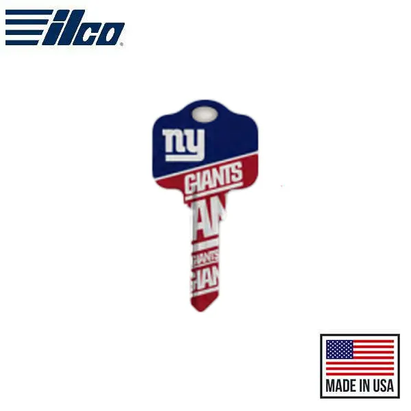 Ilco - NFL TeamKeys - Key Blank - New York Giants - KW1 (5 Pack)