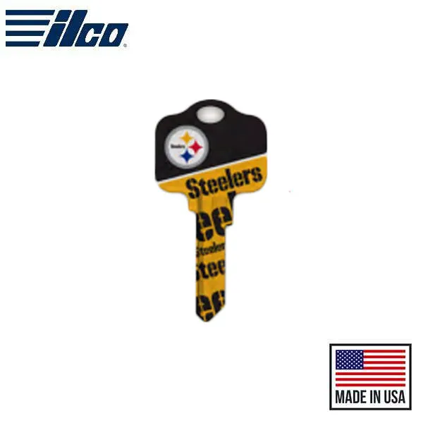 Ilco - NFL TeamKeys - Key Blank - Pittsburgh Steelers - KW1 (5 Pack)