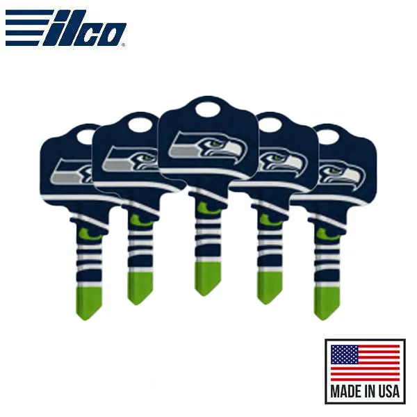 Ilco - NFL TeamKeys - Key Blank - Seattle Seahawks - KW1 (5 Pack)