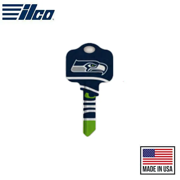 Ilco - NFL TeamKeys - Key Blank - Seattle Seahawks - KW1 (5 Pack)