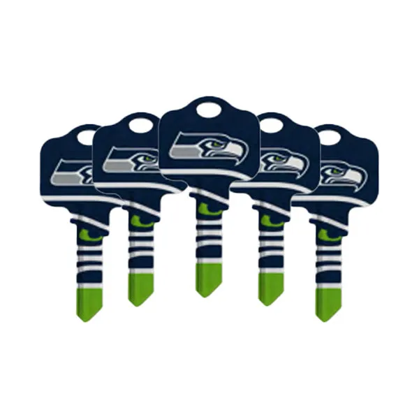 Ilco - NFL TeamKeys - Key Blank - Seattle Seahawks - KW1 (5 Pack)