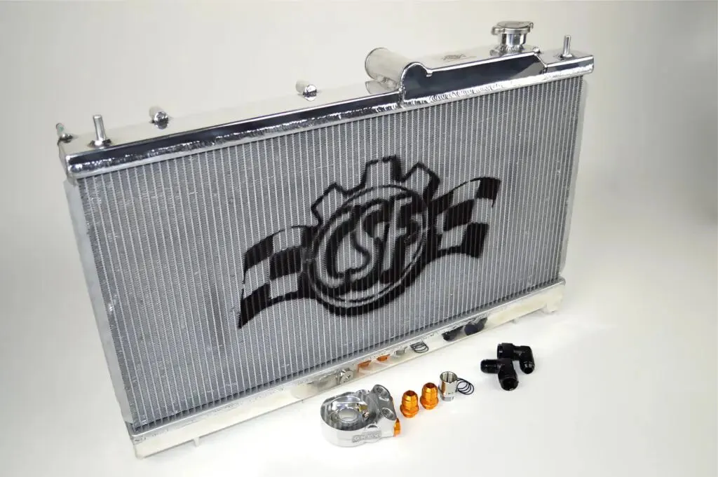 impreza wrx & STI HIGH-PERFORMANCE ALL ALUMINUM RADIATOR w/ built-in oil cooler   kit