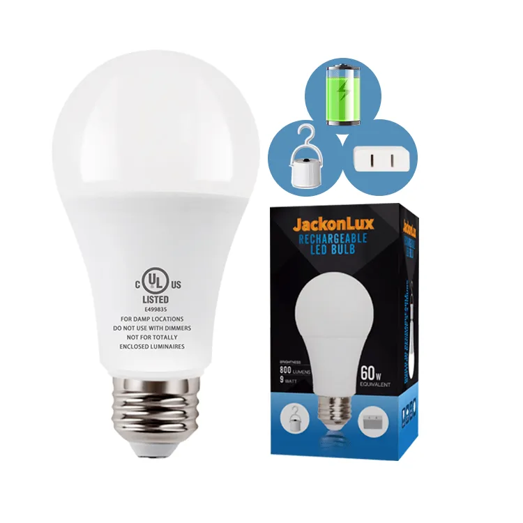 JackonLux Rechargeable Lightbulbs