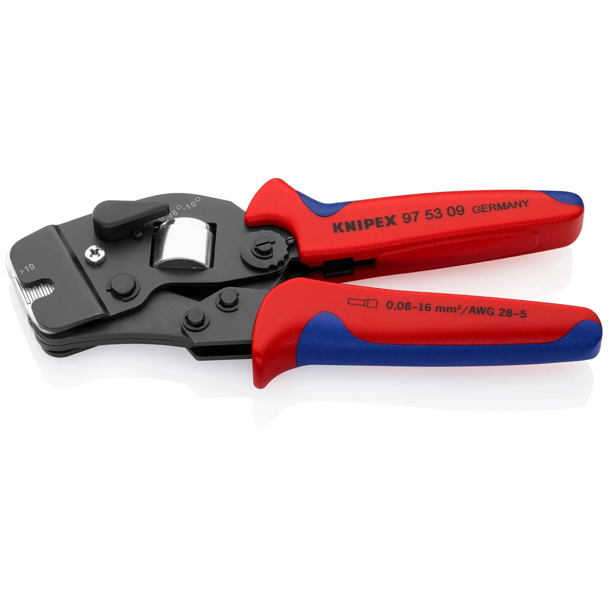 Knipex 97 53 09 7 1/2" Self-Adjusting Crimping Pliers For Wire Ferrules