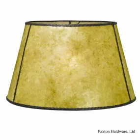 Large Mica Floor Lampshade, Gold