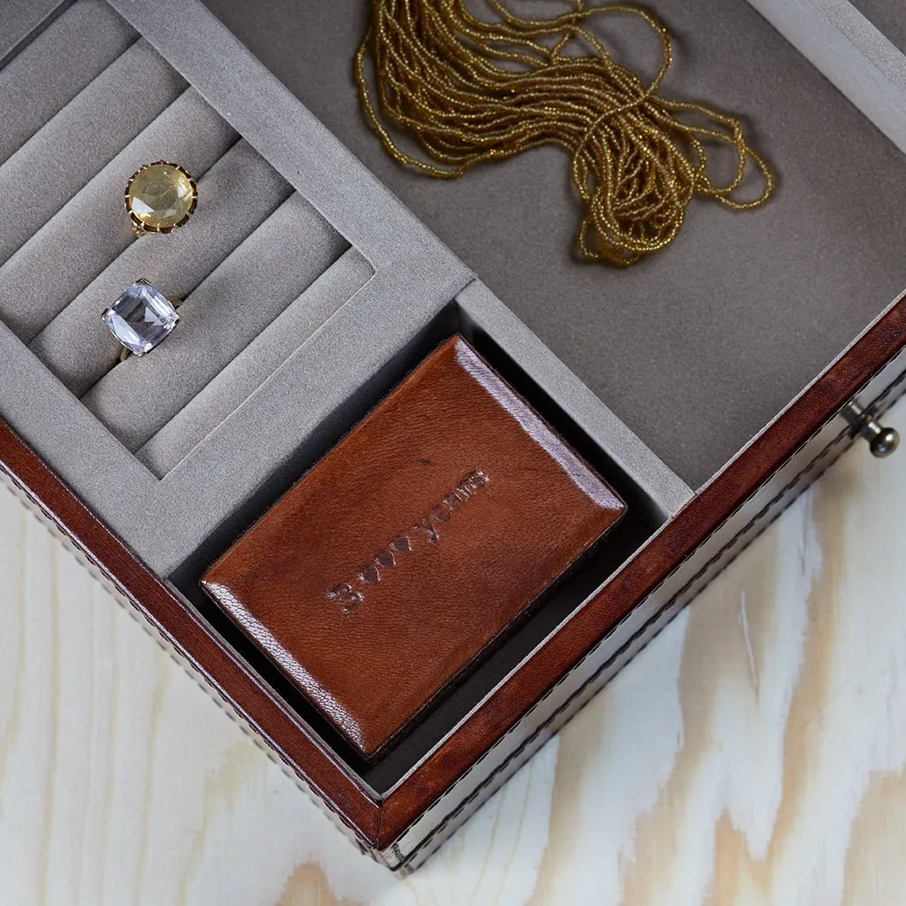 Leather Jewellery Box - Add A Secret Inner Box