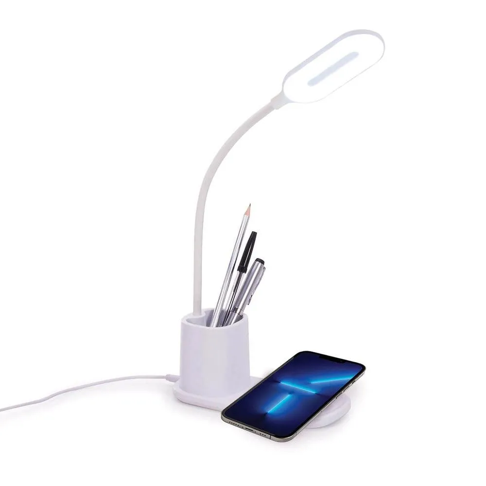 Light Up & Charge Desk Lamp & Wireless Phone Charger