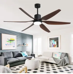 Lux Unconfined Silent High Power Hanging Fan With Light