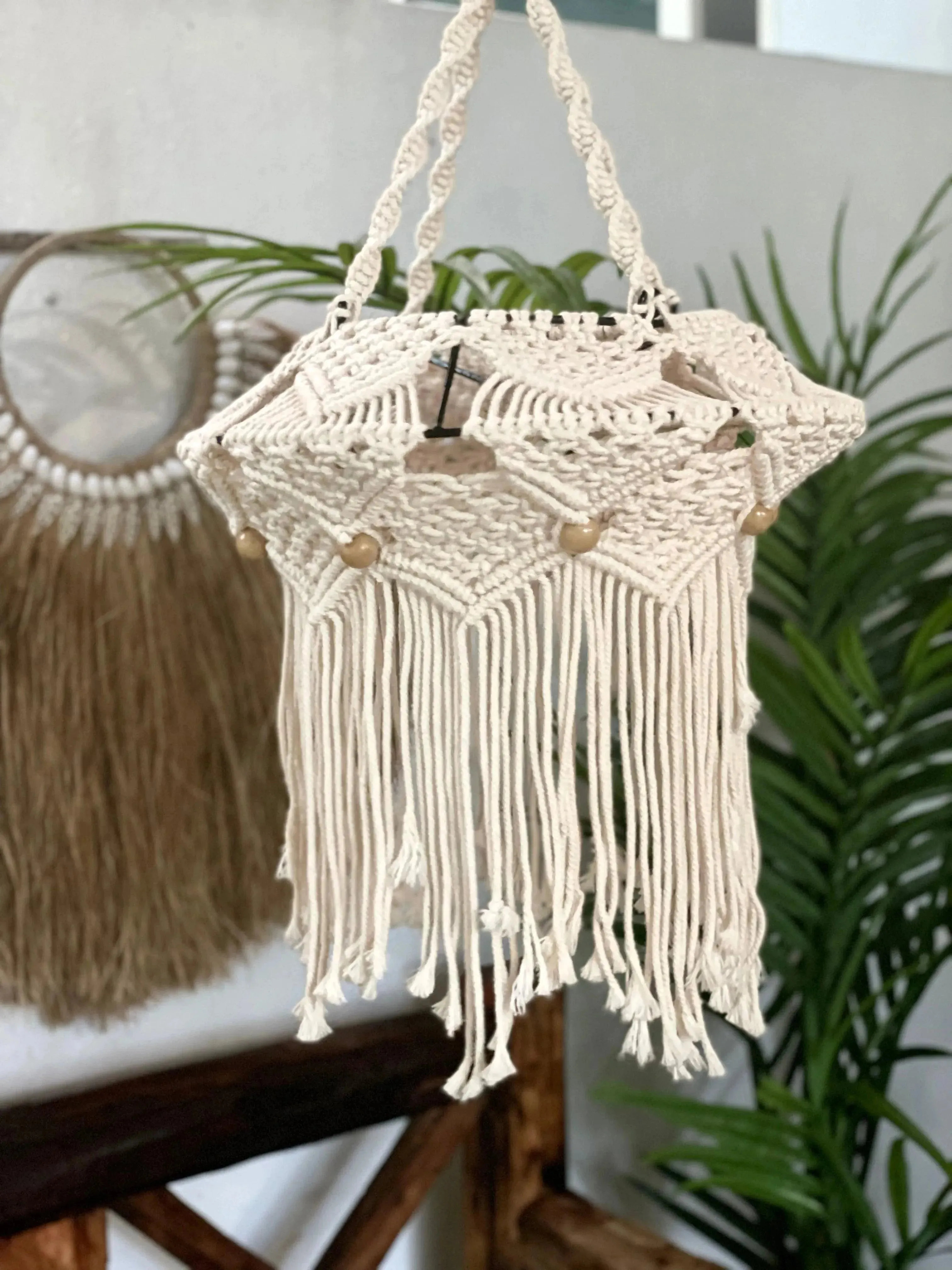 Macrame Hanging Light