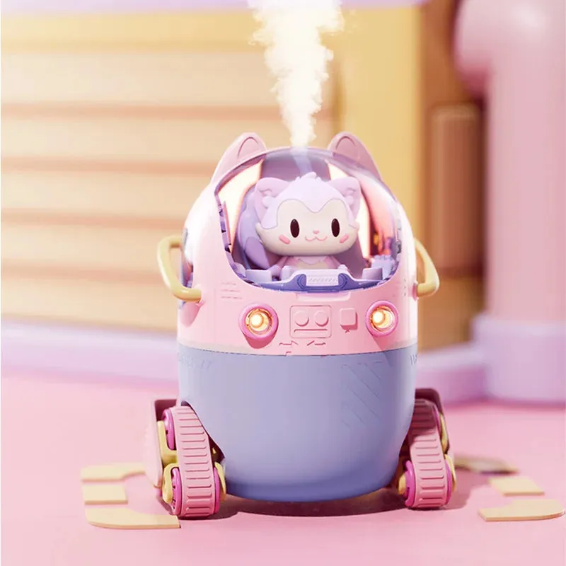 Mecha Cat Air Humidifier Night Light