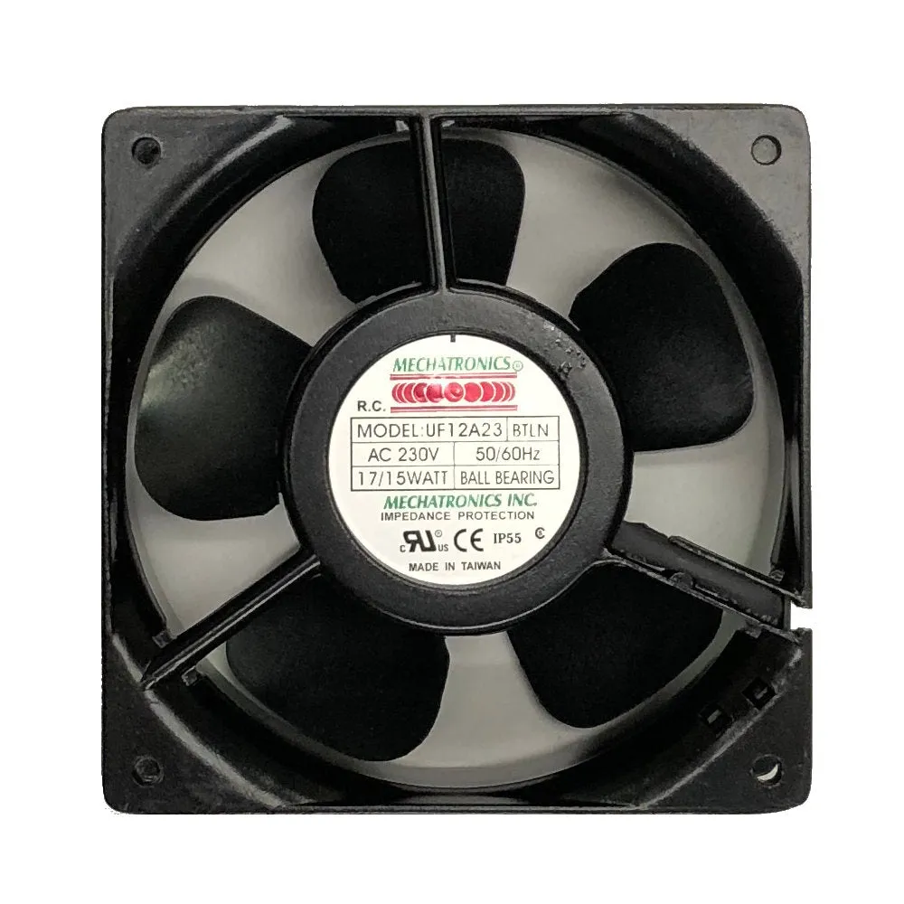 Mechatronics 120x120x38mm Low Speed IP55 Rated 230V AC Fan UF12A23-BTLNR