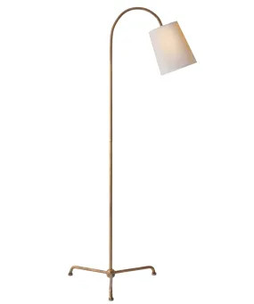 Mia Floor Lamp, Gilded Gold