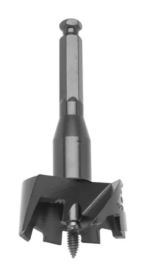 Milwaukee 2-1/8 in. X 4-1/2 in. L Heat-Treated Steel Self-Feed Drill Bit Hex Shank 1 pc