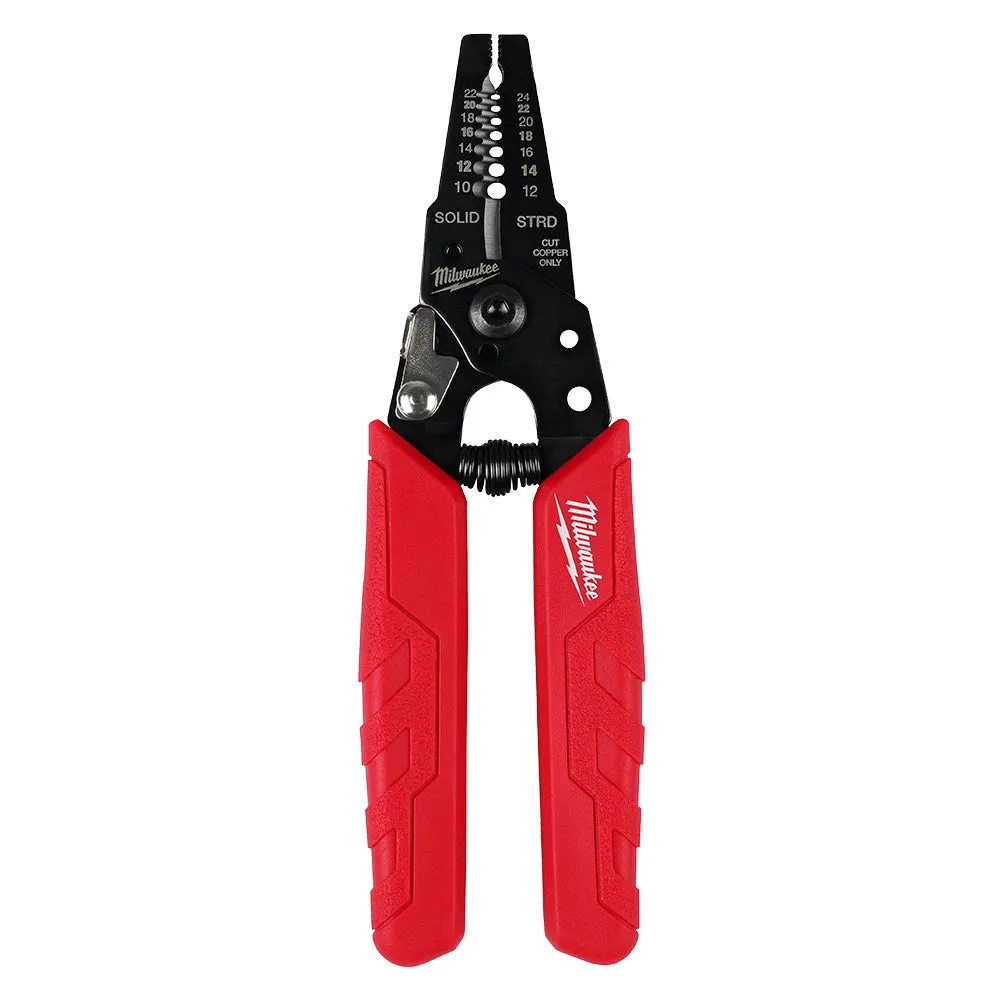 Milwaukee 48-22-3044 - 10-24 AWG Compact Comfort Grip Wire Stripper & Cutter